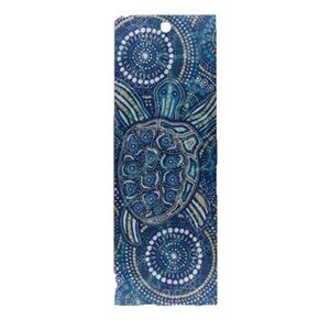 NWT Manduka Yogitoes Skidless Mat Towel. Rare Turtle Wash Print 24x 68 in